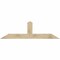 Ekena Millwork Portland Rough Sawn Timber Gable Bracket, Douglas Fir, 72"W x 21"H x 4"D x 6"F, 7/12 Pitch GBW072X21X0406POR00RDF - alternate 1